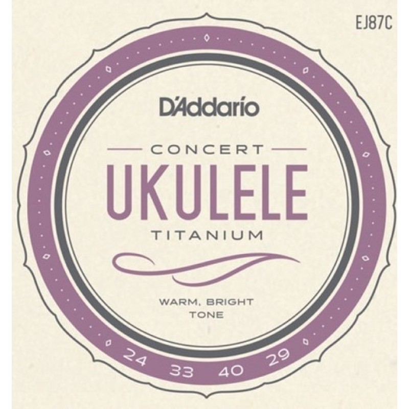 D'addario EJ87C Titanium Ukulele String - Concert