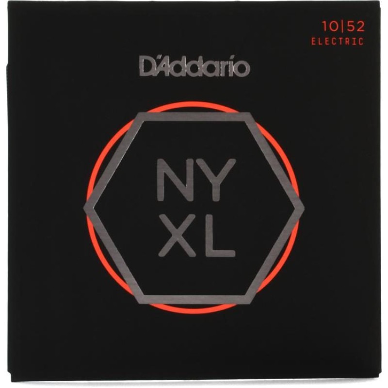 D'Addario NYXL1052 NYXL Nickel Wound Electric Guitar String - 10-52