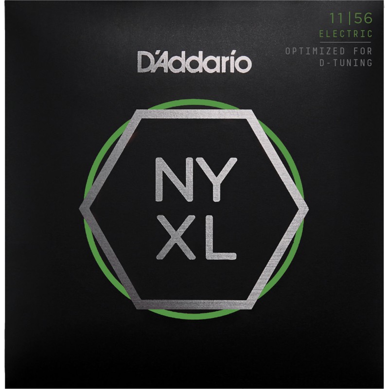 D'Addario NYXL1156 Nickel Wound Electric Guitar String Medium Top - Extra Heavy Bottom - 11-56