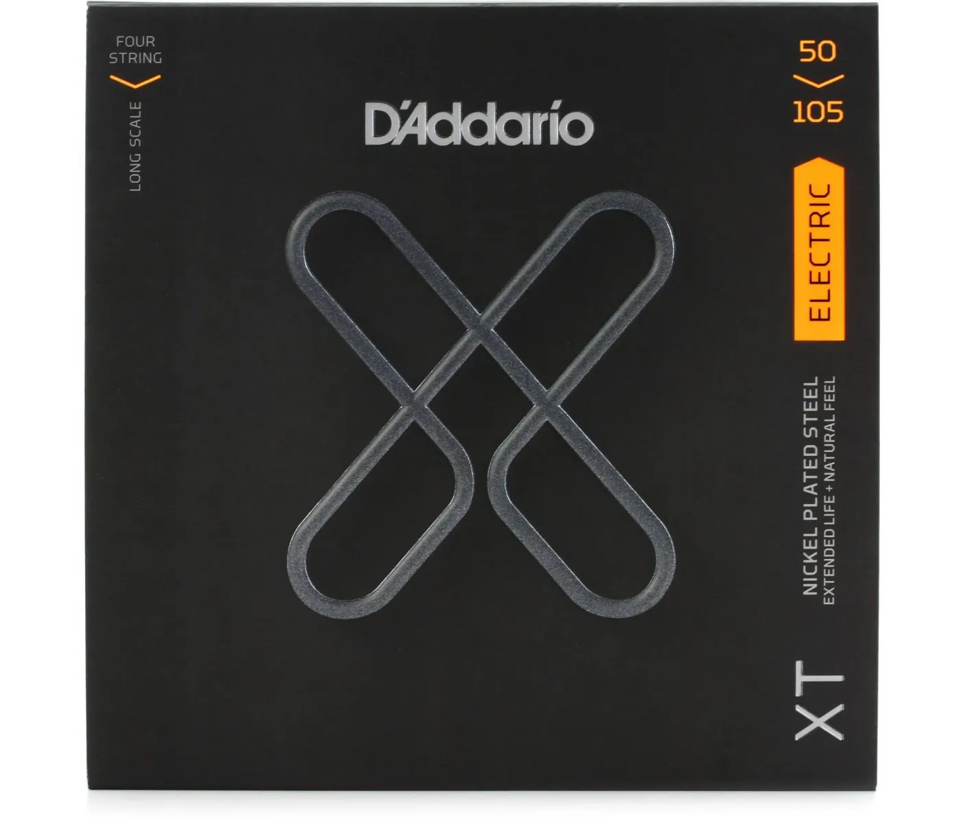 D'Addario XTB50105 XT Nickel Plated Steel Long Scale Bass 4 Strings Medium - 50-105 D'Addario XTB50105 XT Nickel Plated Steel Long Scale Bass 4 Strings Medium - 50-105