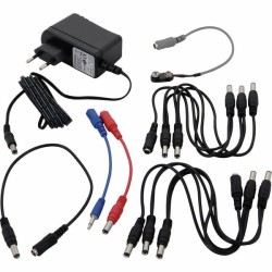 Behringer PSU-HSB-ALL DC 9 V/1.7 A Power Adapter with Daisy-Chain Connectors, Jumper Cables and All-Country Mains Adapters