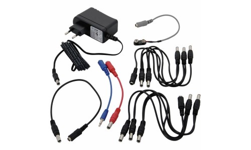 Behringer PSU-HSB-ALL DC 9 V/1.7 A Power Adapter with Daisy-Chain Connectors, Jumper Cables and All-Country Mains Adapters