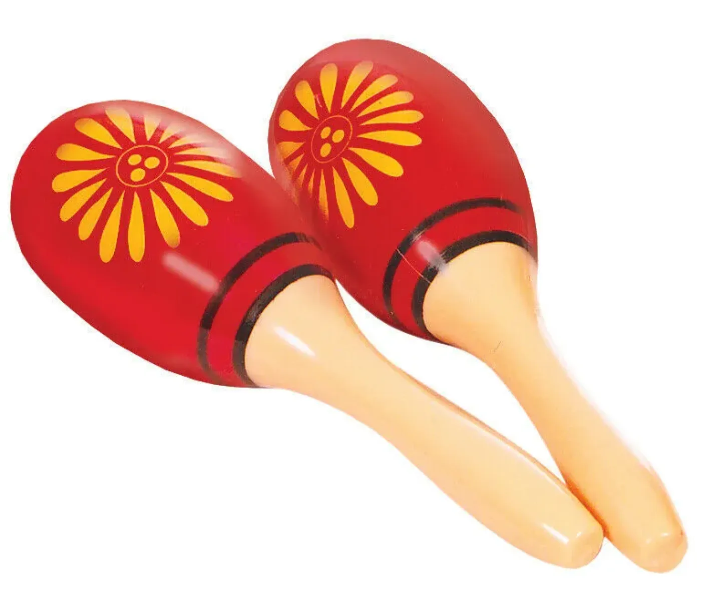 Power Beat PM-58 Plastic Marakas Pair - 23.5cm X 7.5cm