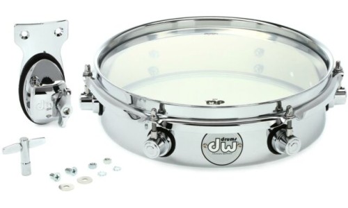 DW Drums DDST2510TTCR Piccolo Tom 10 Inch Design - Chrome Over Steel