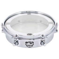 DW Drums DDST2510TTCR Piccolo Tom 10 Inch Design - Chrome Over Steel