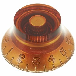 Gibson Accessories PRHK-030 Top Hats Knobs Vintage Amber 4.Pkg