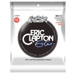 Martin Strings MEC12 MEC Clapton's Choice Phos Bronze Acoustic Guitar Light - .012-.054