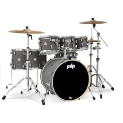 PDP Drums PDCM2217SP Concept Maple 7-Pieces Shell Pack Drumset - Satin Pewter - Without Cymbals