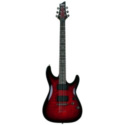 Schecter 3680 Electric Guitar Demon Series-6R - Crimson Red Burst (CRB)