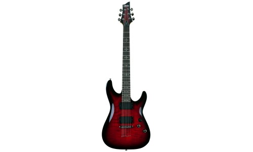 Schecter 3680 Electric Guitar Demon Series-6R - Crimson Red Burst (CRB)