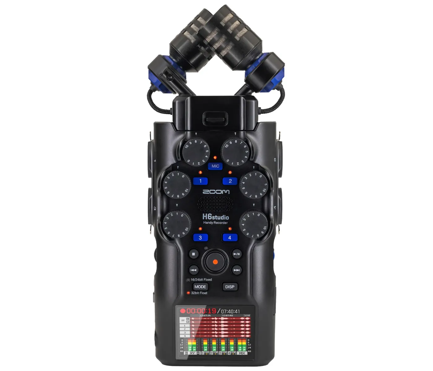 Zoom H6 Studio Handy Recorder- 2 Years Warranty