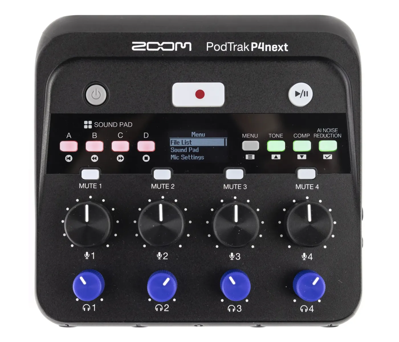 Zoom PodTrak Audio Interface - 2 Years Warranty