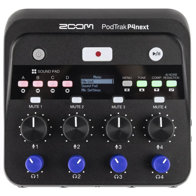 Zoom PodTrak Audio Interface - 2 Years Warranty