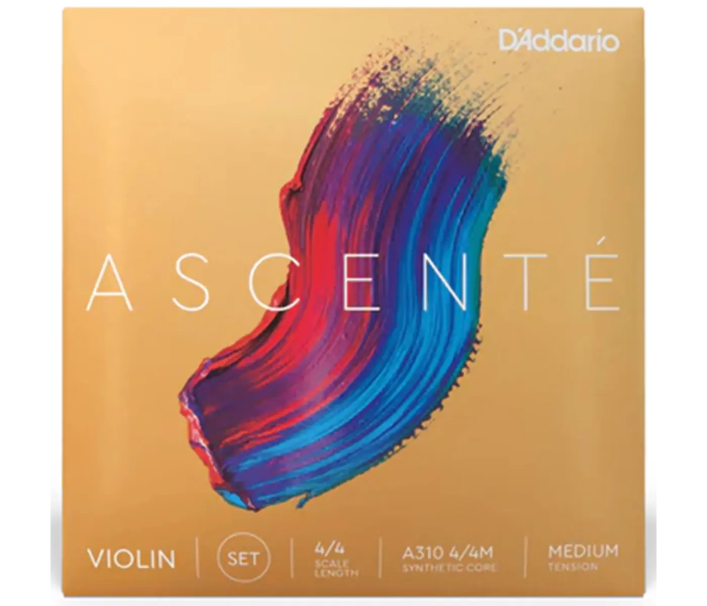 D'Addario A310 4/4M Ascenté Violin String Set - Medium Tension