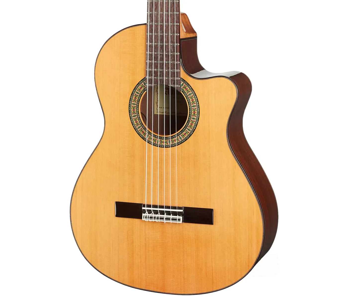 Alhambra 6.855 Cutaway 3C CW E1 4/4 Guitar - Natural
