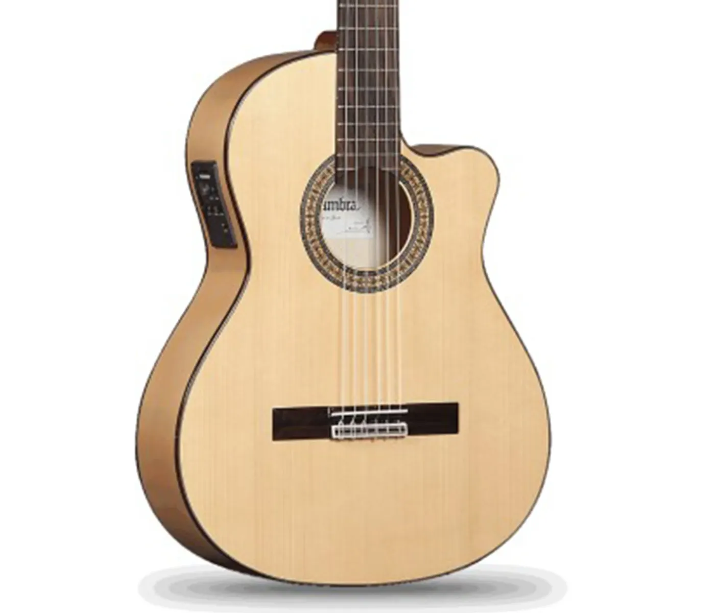 Alhambra 3 F CW E1 Electro-Acoustic Flamenco Guitar with Cutaway - Natural Alhambra 3 F CW E1 Electro-Acoustic Flamenco Guitar with Cutaway - Natural