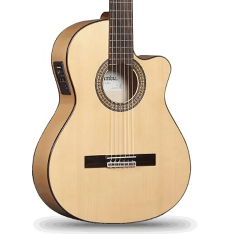 Alhambra 3 F CW E1 Electro-Acoustic Flamenco Guitar with Cutaway - Natural Alhambra 3 F CW E1 Electro-Acoustic Flamenco Guitar with Cutaway - Natural