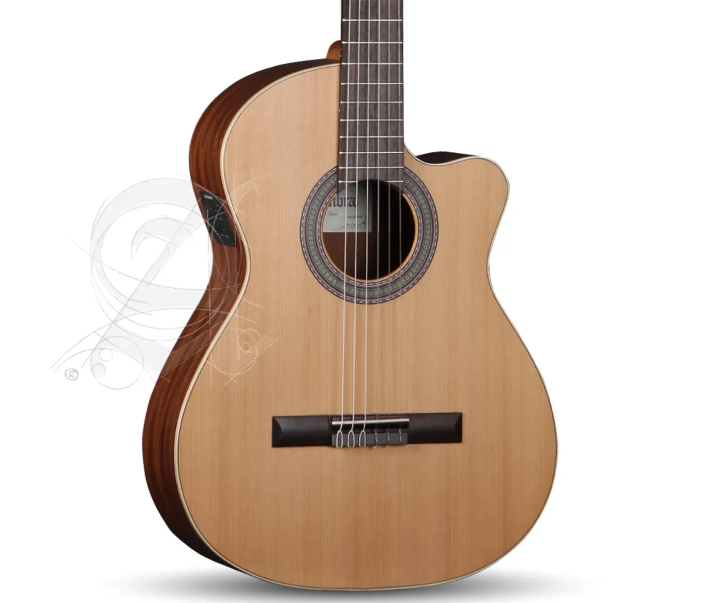Alhambra 8.000 Classical Guitar Z- Nature CW EZ- Natural