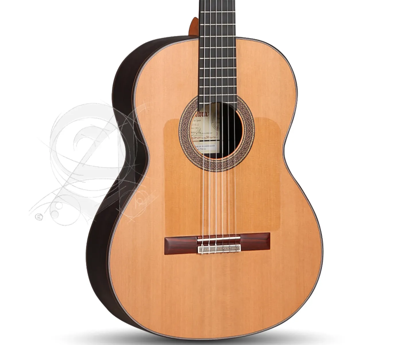 Alhambra 8.225 Flamenco 10 Fp Pinana Classical Guitar