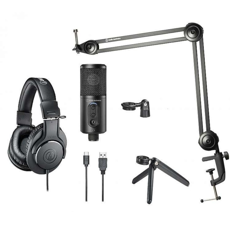 Audio Technica CREATOR PACK For Podcasting, Streaming, Gaming and Content Creation