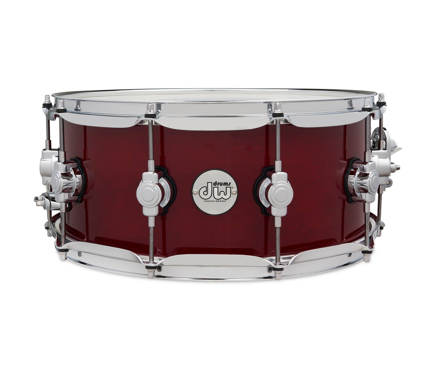 DW Drums Design Series Snare 6x14 Design - Cherry Stain