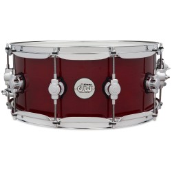 DW Drums Design Series Snare 6x14 Design - Cherry Stain