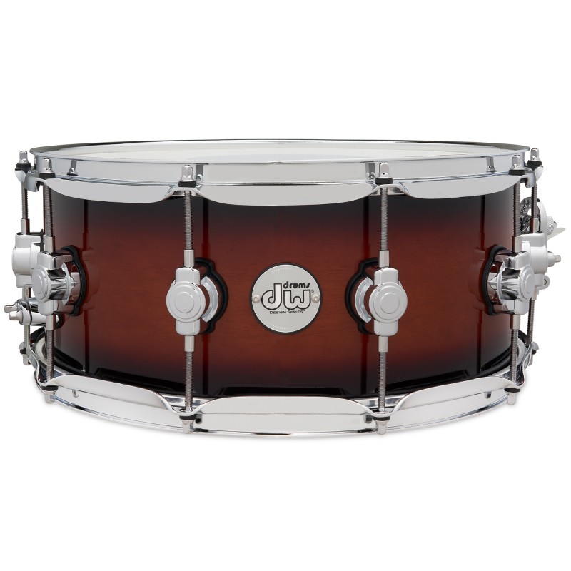 DW Drums Design Series Snare 6x14 Design - Tobacco Burst