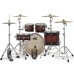 DW Drums Design Series 5 Piece Shell Pack Excluding Hardware and Cymbals - Tobacco Burst