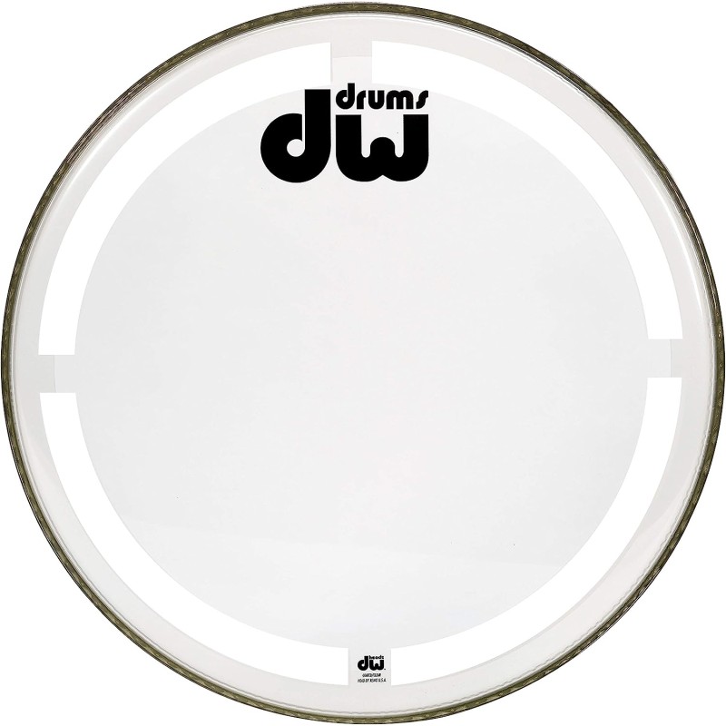 DW Coated - Clear Bass Drumhead - 22 inch