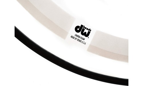 DW Coated - Clear Bass Drumhead - 22 inch