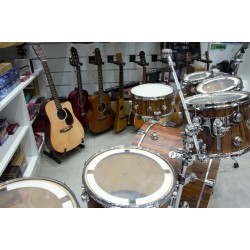 DW Drums DRX6TTCSC Collector's Series Exotic 7-piece Shell Pack - Hard Satin Over Santos Rosewood