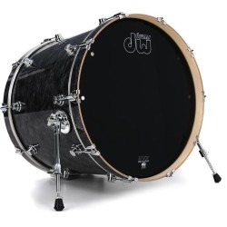 DW Drums DW-PER-BLK.D-7 Performance Series 7-Shell Bop Kit - Black Diamond Finish Ply - Cymbals & Hardware Not Included