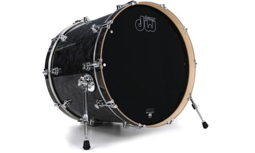 DW Drums DW-PER-BLK.D-7 Performance Series 7-Shell Bop Kit - Black Diamond Finish Ply - Cymbals & Hardware Not Included