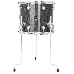 DW Drums DW-PER-BLK.D-7 Performance Series 7-Shell Bop Kit - Black Diamond Finish Ply - Cymbals & Hardware Not Included