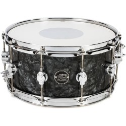 DW Drums DW-PER-BLK.D-7 Performance Series 7-Shell Bop Kit - Black Diamond Finish Ply - Cymbals & Hardware Not Included