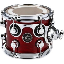 DW Drums DW-PER-CHR.S-7 Performance Series 7-Shell Bop Kit - Cherry Stain Lacquer - Cymbals & Hardware Not Included