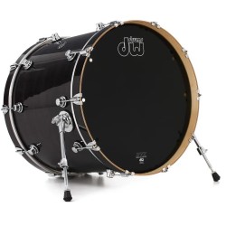 DW Drums DW-PER-EBY.S-7 Performance Series 7-Shell Bop Kit - Ebony Stain Lacquer - Cymbals & Hardware Not Included