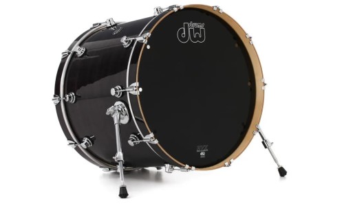 DW Drums DW-PER-EBY.S-7 Performance Series 7-Shell Bop Kit - Ebony Stain Lacquer - Cymbals & Hardware Not Included