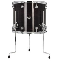 DW Drums DW-PER-EBY.S-7 Performance Series 7-Shell Bop Kit - Ebony Stain Lacquer - Cymbals & Hardware Not Included