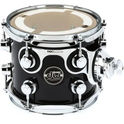 DW Drums DW-PER-EBY.S-7 Performance Series 7-Shell Bop Kit - Ebony Stain Lacquer - Cymbals & Hardware Not Included