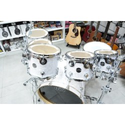 DW Drums DW-PER-WHT.M-7 Performance Series 7-Piece Shell Pack - White Marine Pearl