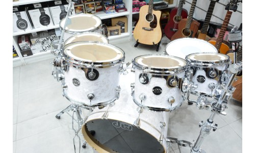 DW Drums DW-PER-WHT.M-7 Performance Series 7-Piece Shell Pack - White Marine Pearl