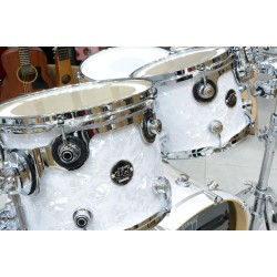 DW Drums DW-PER-WHT.M-7 Performance Series 7-Piece Shell Pack - White Marine Pearl