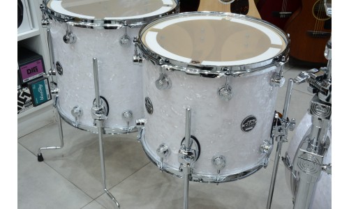 DW Drums DW-PER-WHT.M-7 Performance Series 7-Piece Shell Pack - White Marine Pearl