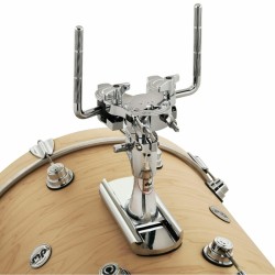 DW Hardware DWCP9900BD 9000 Series Bass Drum Double Tom Mount - Chrome