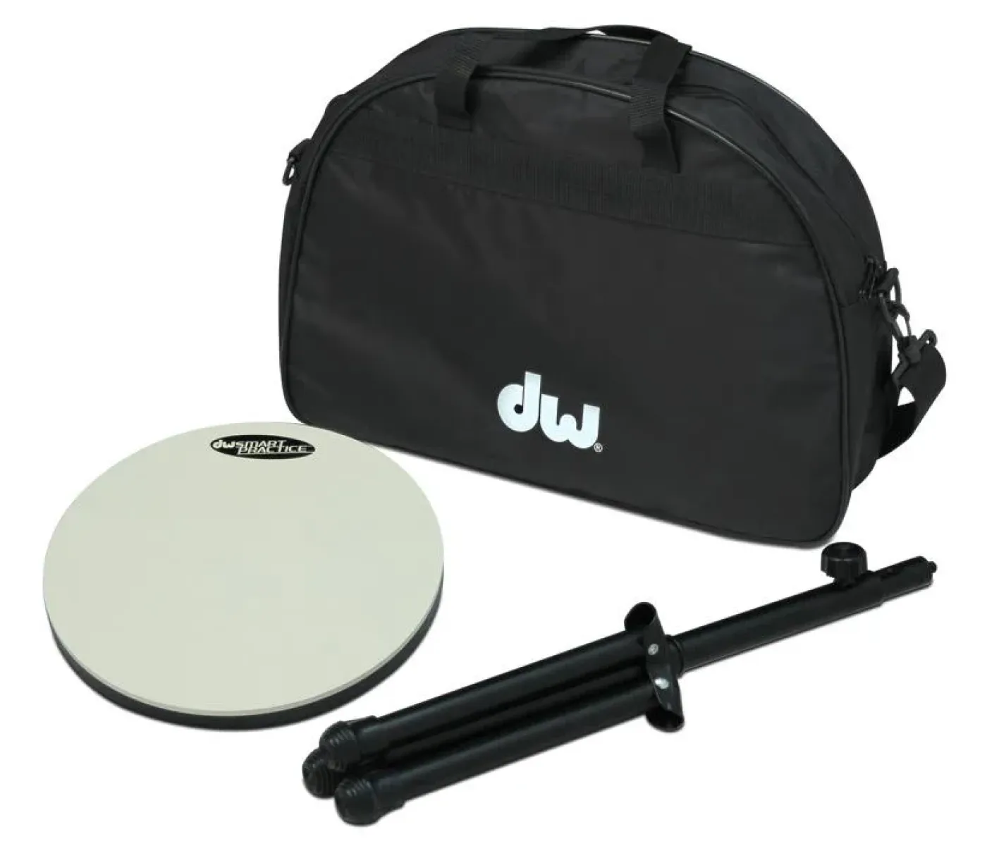 DW Drums DWCPPADSTDBG 12" Practice Pad with Stand and Bag