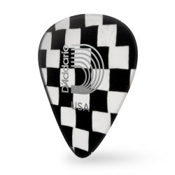 D'Addario 1CCB2-10 Checkerboard Guitar Picks Light Gauge (.50mm) - 10 pieces