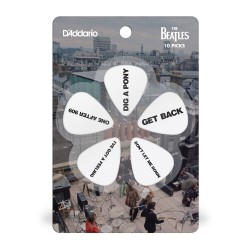 D'Addario 1CWH2-10B8 Beatles Get Back Guitar Picks Light Gauge (.50mm) - 10 pieces