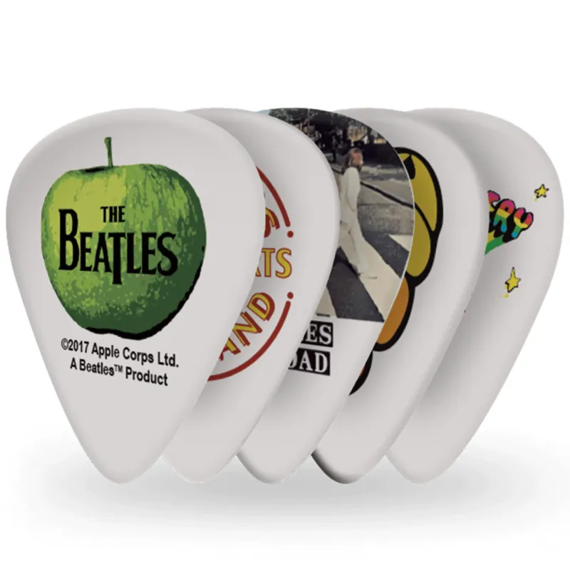 D'Addario 1CWH4-10B3 Planet Waves Beatles Signature Medium Gauge (.70mm) Guitar Picks - 5 pieces