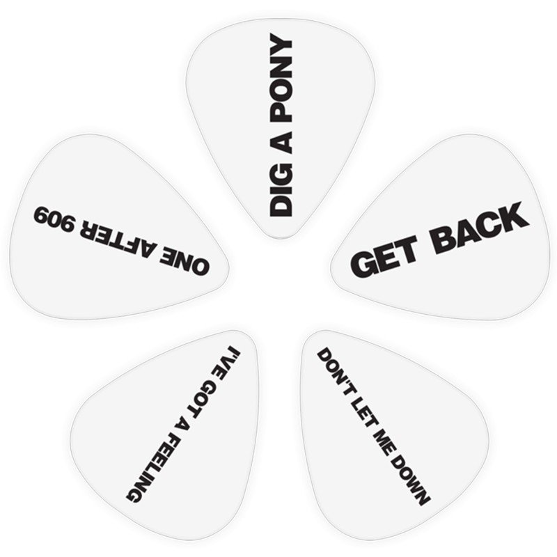 D'Addario 1CWH4-10B8 Beatles Get Back Guitar Picks Medium Gauge (.70mm) - 10 pieces